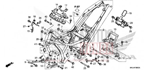 CARROZZERIA TELAIO NC750SAK di 2019